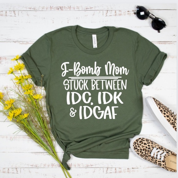 New F bomb mom Funny Graphic Shirt S-5X - Picture 4 of 8